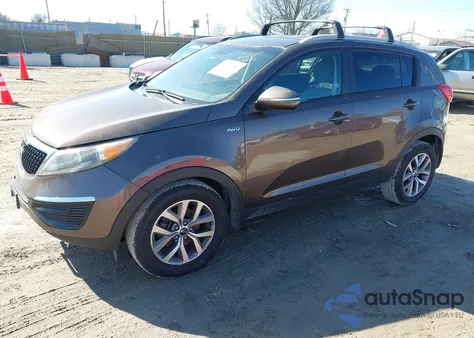 2014 Kia Sportage Lx z USA, uszkodzony, nr VIN KNDPBCAC7E7604243
